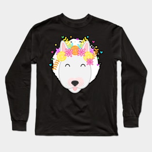 Bull Terrier Kawaii Long Sleeve T-Shirt